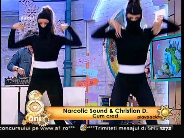 Narcotic Sound & Christian D., cea mai tare combinație de dance-house din Rom&acirc;nia. Piesa "Cum crezi" s-a auzit la "Neatza"!