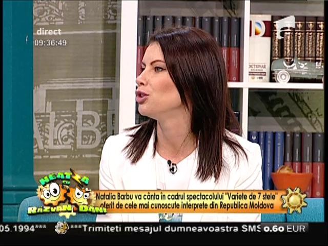 Natalia Barbu va c&acirc;nta &icirc;n cadrul spectacolului "Variete de 7 stele"