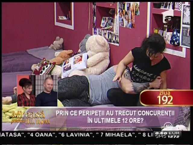 Lavinia şi Eduard, joacă de-a şoarecele şi pisica!