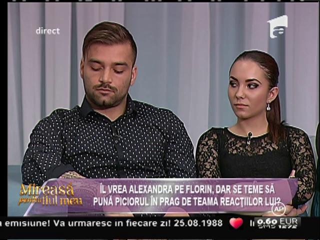 Alexandra, către Florin: "Mă acuzi că vorbesc cu alții, dar pleci c&acirc;nd vreau să discut cu tine"