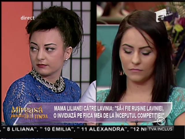 Mama Lilianei sare la g&acirc;tul Laviniei: "O invidiază pe fiica mea &icirc;ncă de la &icirc;nceputul competiției!"