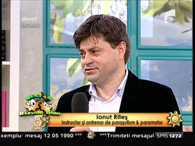 Zborul cu motoparapanta, un mizilic pentru Dani! Demonstrație de zile mari, &icirc;n direct!