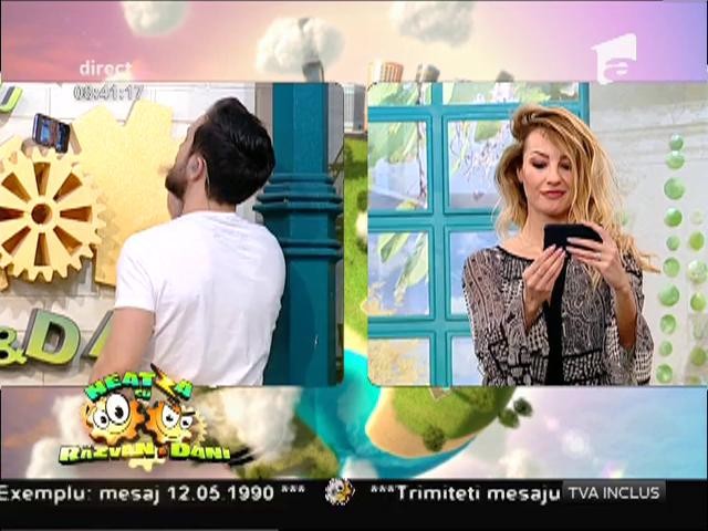 Flavia şi Dani, dans virtual: "Am simţit o m&acirc;nă pe unde nu trebuie!"