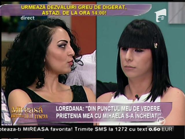 Loredana: "Din punctul meu de vedere, prietenia mea cu Mihaela s-a &icirc;ncheiat!"