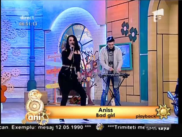 Aniss e fată REA! Spectacol de senzatie, la "Neatza" cu noua piesă: "Bad girl"