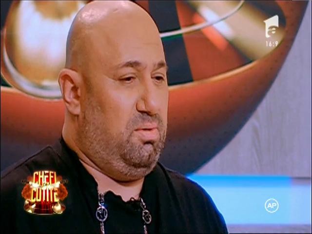 Chef Cătălin şi-a motivat concurenţii cu o poveste inedită!
