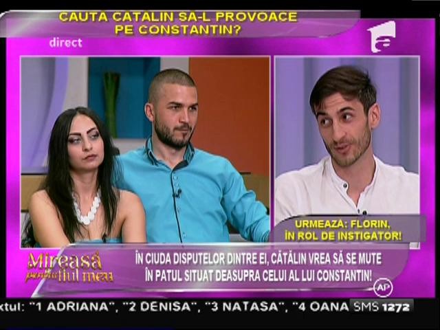 Caută Cătălin să-l provoace pe Constantin?
