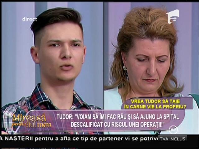 Tudor: &rdquo;Voiam să &icirc;mi fac rău și să ajung la spital descalificat, cu riscul unei operații!&rdquo;