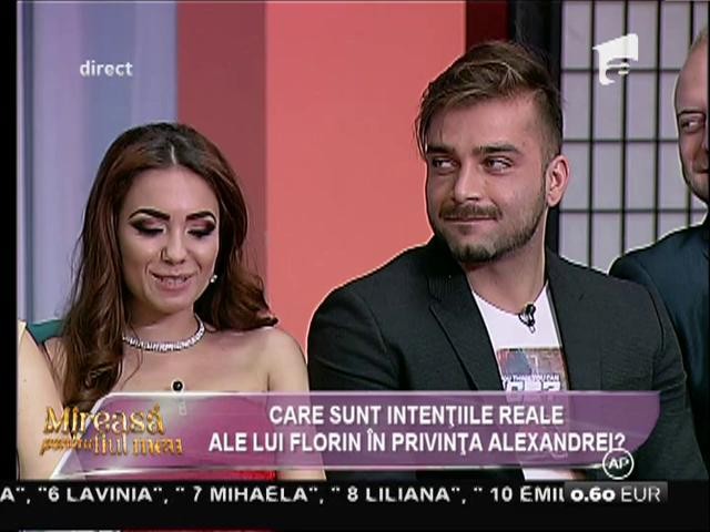 Florin, despre viitorul relaţiei cu Alexandra: "Ochii care nu se văd, se uită!"