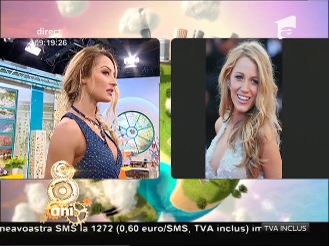 Flavia Mihășan și actrița Blake Lively, asemănări și deosebiri