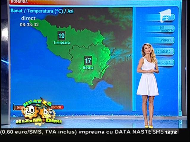 Gata cu vremea frumoasă. Vom avea două zile ploioase &icirc;n cea mai mare parte a ţării