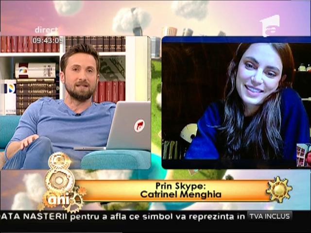 Catrinel Menghia, surprinsă plăcut de Dani Oțil: &rdquo;Te-am văzut c&acirc;nd mi-ai declarat iubirea &icirc;n direct!&rdquo;