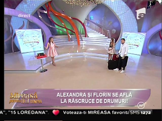 Alexandra şi Florin răm&acirc;n &icirc;n competiţia "Mireasă pentru fiul meu!"