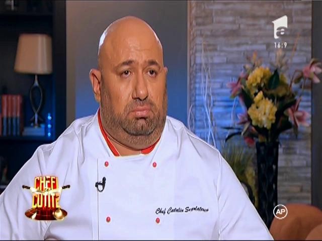 Reacție nervoasă a lui chef Cătălin Scărlătescu