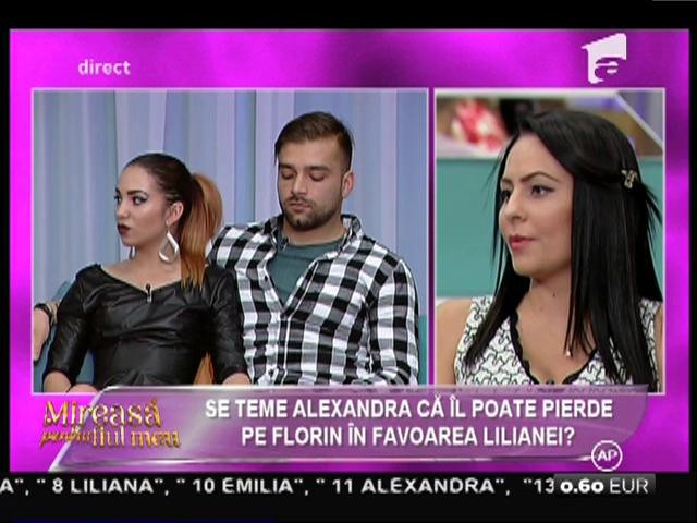 Crize de gelozie! Alexandra se teme că &icirc;l poate pierde pe Florin &icirc;n favoarea Lilianei