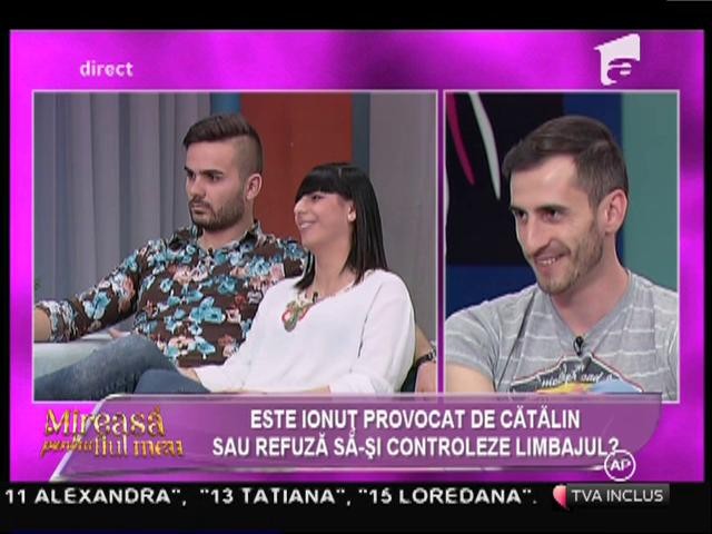 Ionuț nu-l menajează deloc pe Cătălin. Orice pas greșit este repede taxat!