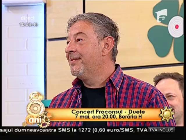 Atenție, chiar se c&acirc;ntă! Răzvan, duet cu Bodo de la Proconsul, la concertul trupei
