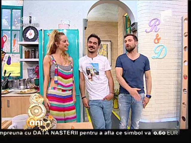 Ce ne place de ăștia doi! Dani și Flavia, aceleași gusturi, aceleași preferințe: "O &icirc;ncearcă cu mine! Ce fac eu, hop și ea!"