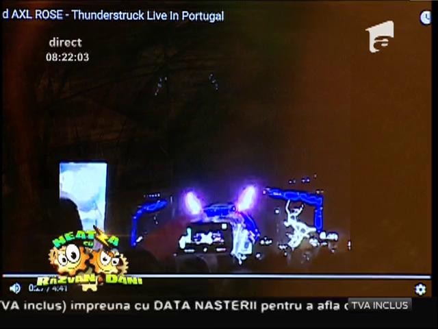 Smiley News: Axl Rose, solistul trupei de rock ACDC