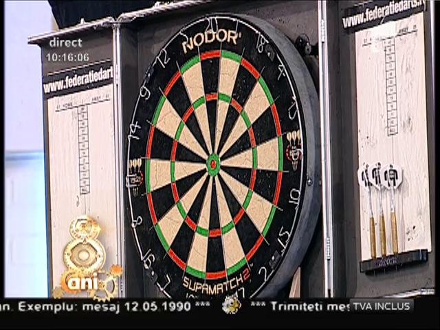 Asta da contra performanţă! Flavia a reuşit să rupă o săgeată de darts