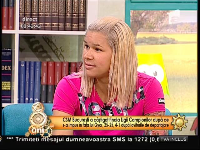 Mayssa Pessoa şi Oana Manea, campioanele de la CSM Bucureşti, &icirc;n platoul de la Neatza