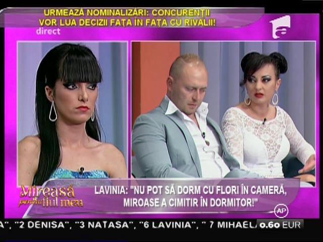 Denisa schimbă decorul &icirc;n ciuda protestelor Laviniei