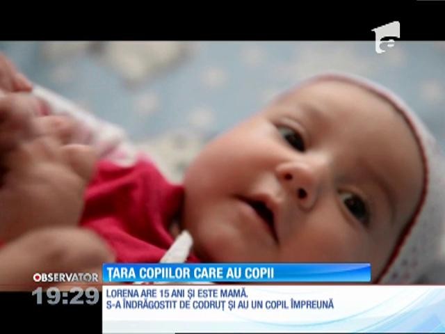 Rom&acirc;nia, țara copiilor care au copii