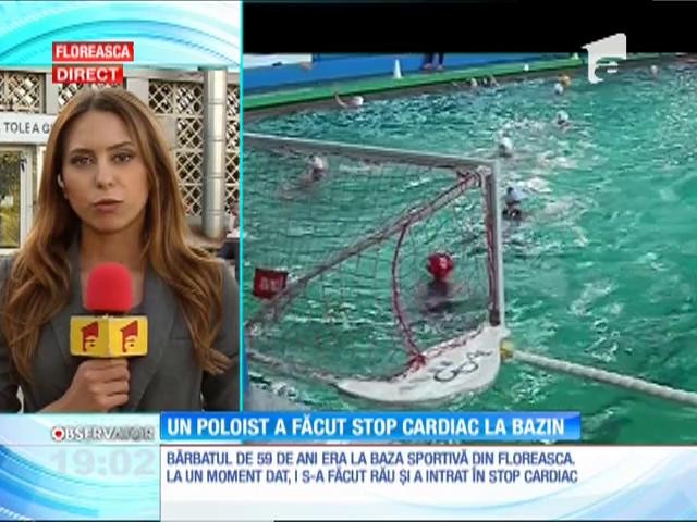 Un jucător de polo a murit &icirc;n bazin, după ce a făcut stop cardiac