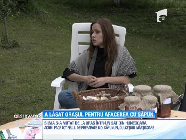 A lăsat orașul pentru o afacere cu săpunuri naturale
