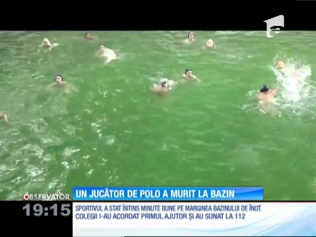 Un jucător de polo a murit după ce a făcut stop cardiac &icirc;n apă