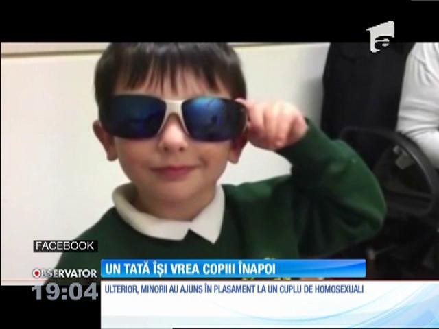 Tată rom&acirc;n lăsat fără copii. Asistenţii sociali britanici vor să-i dea spre adopţie unui cuplu de homosexuali