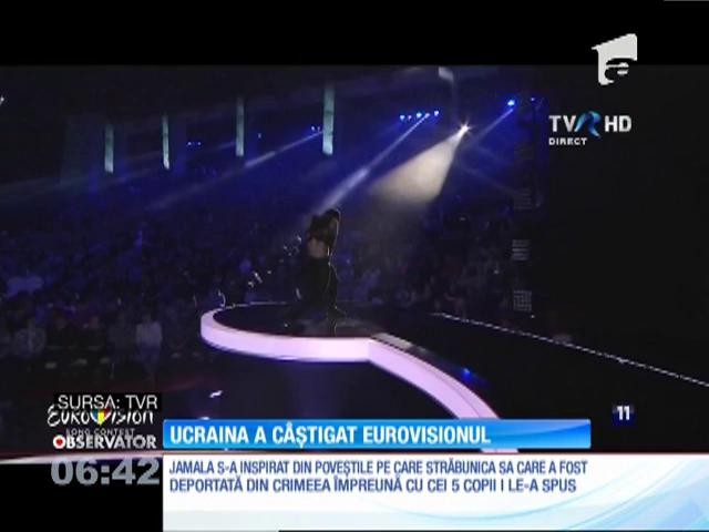 Ucraiana a c&acirc;știgat Eurovisionul