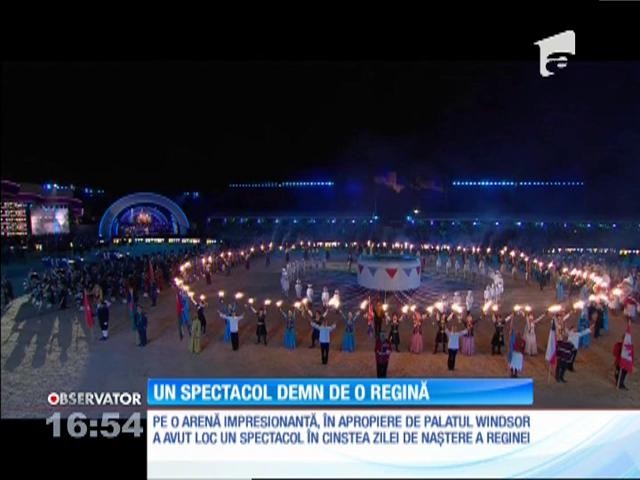 Spectacol ecvestru &icirc;n cinstea reginei Elisabeta a II-a