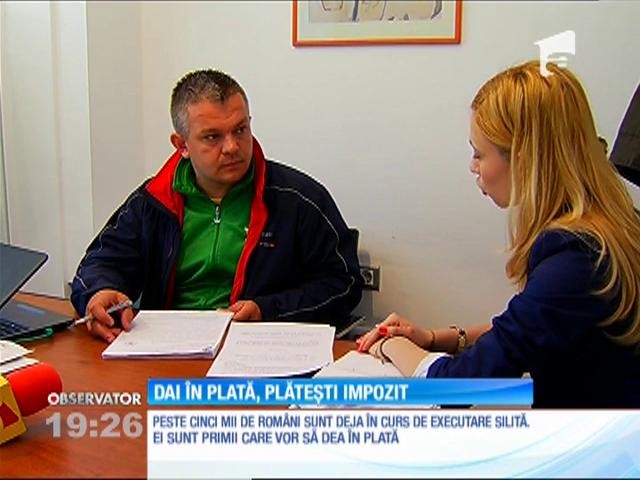 Rom&acirc;nii care vor aplica Legea dării &icirc;n plată vor plăti impozit