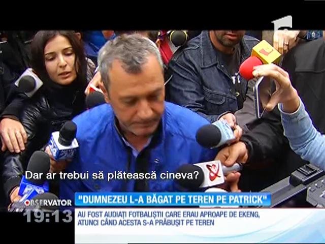 Mircea Rednic: "Nu eu am făcut schimbarea, ci Dumnezeu l-a băgat &icirc;n teren pe Patrick Ekeng"