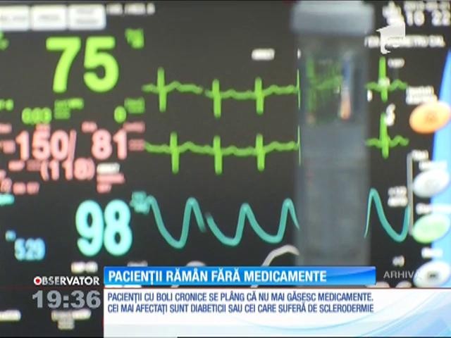 Aproape 800 de mii de pacienţi riscă să răm&acirc;nă fără medicamente