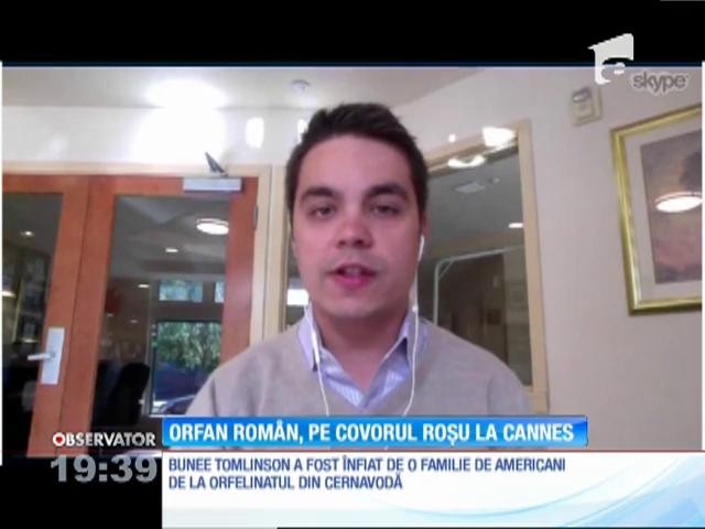 Orfan rom&acirc;n, pe covorul roșu la Cannes