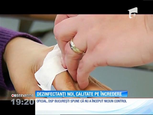 Dezinfectanți noi &icirc;n spitale, calitate pe &icirc;ncredere