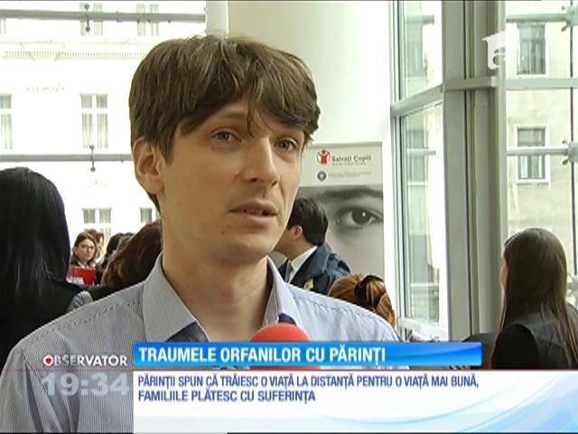 Traumele orfanilor cu familie. Părinții lor lucrează &icirc;n străinătate şi &icirc;şi cresc copiii de la distanţă