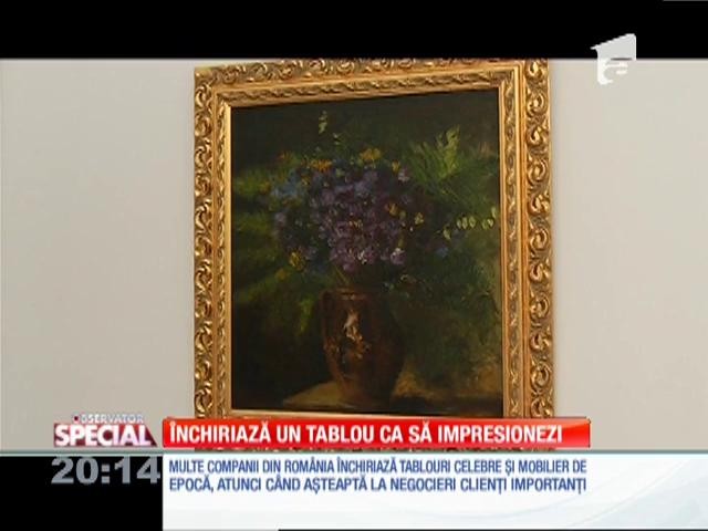 Special! &Icirc;nchiriază un tablou ca să impresionezi