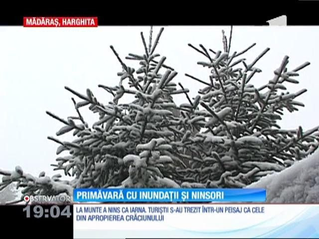 Primăvară cu inundații și ninsori