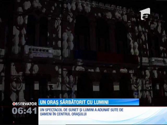 Spectacol magic de sunet și lumini, aseară, la T&acirc;rgu Jiu, &icirc;n deschiderea oficială a &bdquo;Zilelor Orașului"