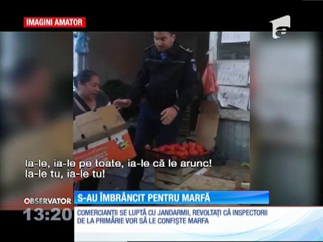 Scandal de proporţii, &icirc;ntr-o piaţă din Constanţa