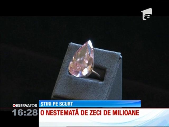 Diamant v&acirc;ndut cu 27,8 milioane de euro!