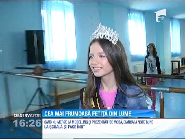 Cea mai frumoasă fetiță din lume este din Sibiu