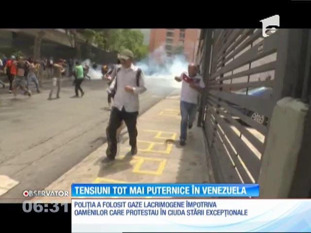 Proteste violente &icirc;n Venezuela