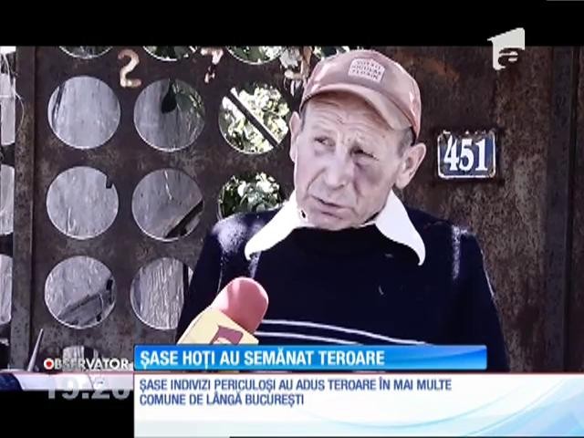 Șase indivizi periculoși au adus teroare &icirc;n mai multe comune de l&acirc;ngă București