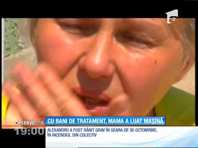 Mama acuzată de fiul rănit &icirc;n Colectiv recunoaște că a păstrat 5.000 de lire din banii primiţi pentru &icirc;ngrijirea lui