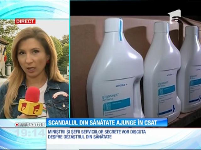 Scandalul din sănătate ajunge &icirc;n Consiliul Suprem de Apărare a Ţării