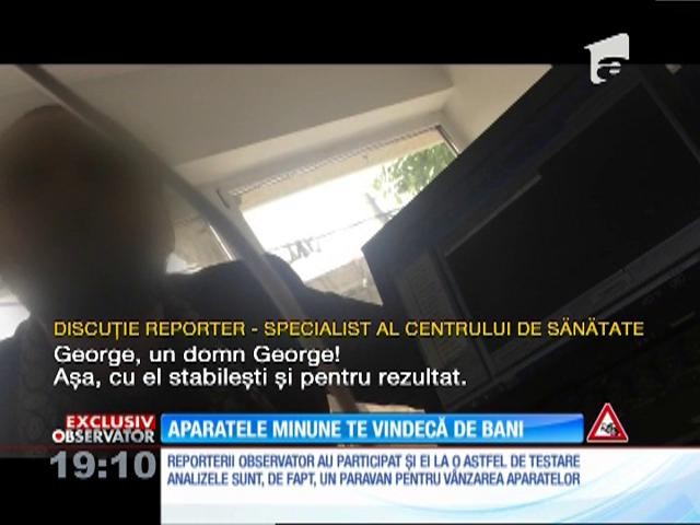 Scapi de bani, nu şi de boală! Sute de rom&acirc;ni cad &icirc;n capcana aparatelor minune care vindecă orice